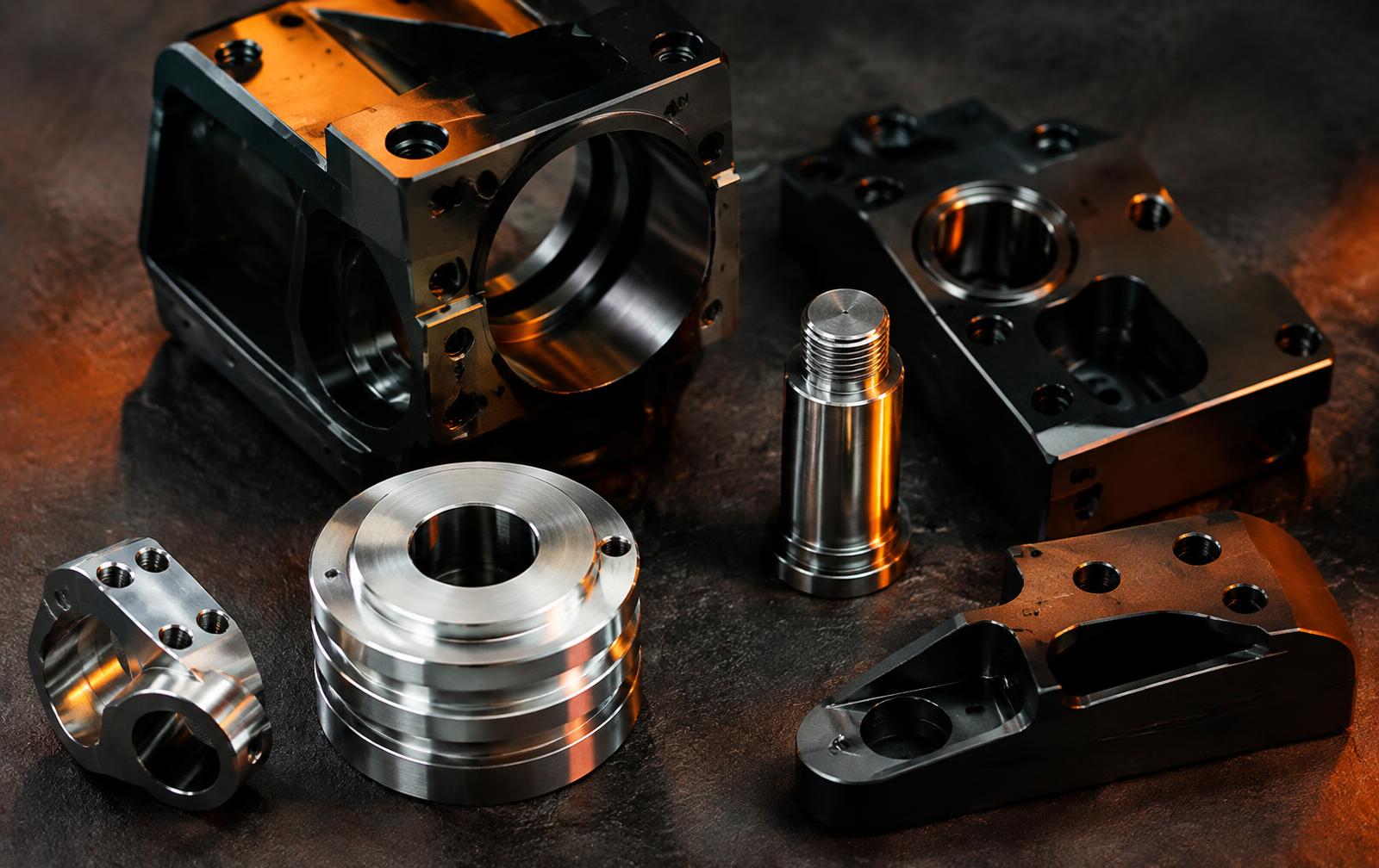 Finished machined metal parts